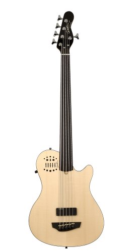 Godin A5 Ultra Fretless 5 String Bass - Natural SG  EN SA