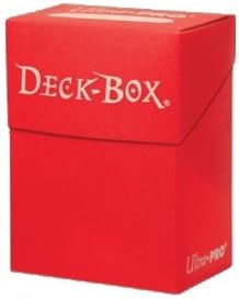 Ultra Pro Card Supplies Red Deck Box