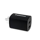 Tranesca Dual USB Port Wall Charger with Foldable