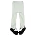 ComiFun Baby Toddler Girl Tights, Baby Infant Girls Classic Mary Jane Cotton Gift Legging Stocking Panties 1 Pair for Christmas Holiday, Black/White,6-12 Months
