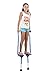 Flybar Maverick Walking Stilts for Kids Ages 5 +, Weights Up to 190 Lbs - Adjustable Foam Handles with Wide Stance Foot Pegs - Fun Outdoor Toys for Girls & Boys