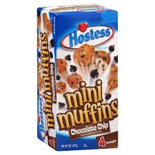 Hostess Mini Muffins - Chocolate Chip 8 Oz. [Pack of 3]