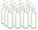 Midwest Homebrewing and Winemaking Supplies 750 ml Frosted Glass Bordeaux Bottles, 12per Case