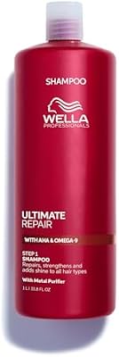 ULTIMATE REPAIR Shampoo | Shampoo Professionale Rimuove le Impurità e Ricostruisce i Capelli | Per Tutti i Tipi di Capelli Danneggiati, 1L