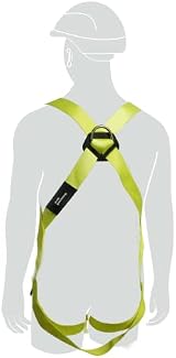 Miller H100 1 Point Safety Harness Universal Yellow 140kg Construction view 2