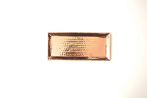 Rosy Rings Hammered Rose Gold Tray