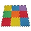 Guilty Gadgets 9 Colourful Interlocking Soft Kids Baby EVA Foam Activity Play Mat Floor Tiles Indoor and Outdoor