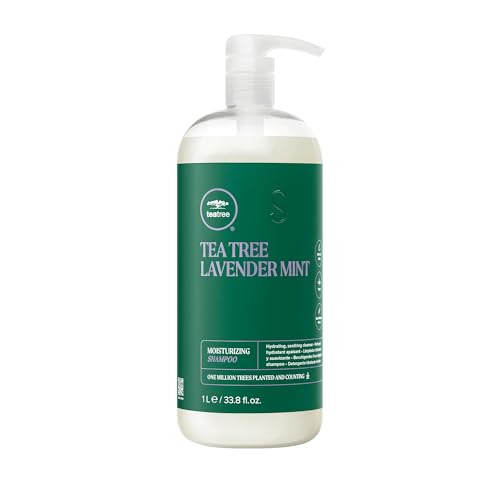 Paul Mitchell Lavender Mint Moisturizing Shampoo - Feuchtigkeits-Shampoo für trockenes, geschädigtes Haar, wohltuende Haar-Wäsche, 1000 ml