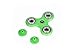 High Grade Fidget Spinner Equpped with Stainless Steel Bearing - High Grade Stress Relief Fidget Toy (Green)