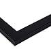 ArtToFrames 12x36 inch Satin Black Picture Frame, 2WOMFRBW26079-12x36