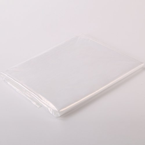 KINGPLAST Plastic Drop Cloth for Painting 9 x 12ft x 1mil Clear Painters Drop Sheet Tablecloth
