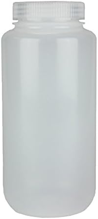 Certified Clean 32oz Wide Mouth Sample Bottle, HDPE, Nalgene, case/12