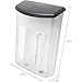 Deflecto 790901 Outdoor literature display box, clear with black lid, 10w x 4-1/2d x 13-1/8h