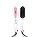 Hair Straightener Brush,inkint Ionic Straightening Brush Hot Air Brush MCH Ceramic Fast Heating LED Temperature Display Anti-scald Auto-off Function for All Hair Types