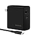 [USB-IF Certified] USB C Charger, Nekteck 2-port 32W Wall Charger with USB C 27W Power Delivery PD Compatible with 2018 iPad Pro, Google Pixel 3, Galaxy S9, Nintendo Switch (USB-C to C Cable Included)