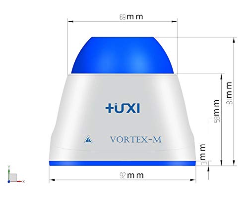 HuXi Vortex M Waterproof Lab Mini Vortex Mixer Shaker Centrifuge Test Tubes Oscillate Test Tube Eppendorf Tube Orbital Shaker (Pink) - Thumbnail 2