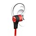 Wireless Bluetooth Sport Earphone Gift With a Charging Cable,Noise Cancelling Sweatproof Earbuds Magnetic Earphones with Mic and Lifetime Sweatproof Guarantee,Tuscom (Red)