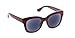 Peepers by PeeperSpecs Women's Center Stage Sun Polarized Oversized Reading Glasses, Berry, 52 mm + 0 + 0