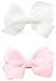 No Slippy Hair Clippy Baby-Girls Newborn Ava Two Pack Bow