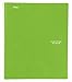 Five Star 2-Pocket Folders with Prong Fasteners, Folders with Pockets, Lime (72897)
