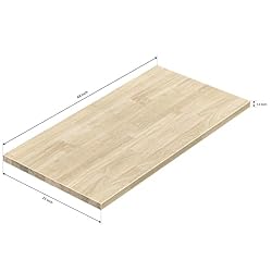 Hevea Unfinished Butcher Block Countertop 48"L x
