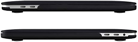 Amazon Com Macbook Pro 13 Case 17 16 Ueswill Smooth Soft Touch Hard Case For Macbook Pro 13 Inch 2 4 Thunderbolt 3 Ports With Without Touch Bar A1706 A1708 Black Computers Accessories