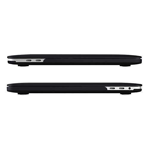 UESWILL MacBook Pro 13 inch Case 2022 2021 2020-2016 Release A2338 M2 M1 A2289 A2251 A2159 A1989 A1706 A1708, Matte Hard Shell Case Cover for MacBook Pro 13 inch with USB-C Touch Bar, Black - Image 6