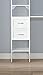 ClosetMaid SuiteSymphony Closet Organizer with Shelves and 2 Drawers, 16-Inch-Pure White
