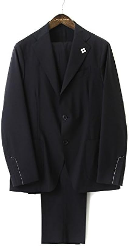 Amazon Lardini ラルディーニ パッカブルスーツ スーツ セットアップ ジャケット スラックス 48 ネイビー メンズ 通販