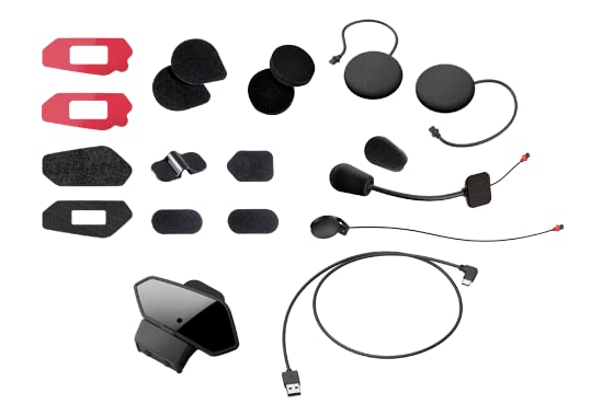 Sena 50R Mounting Accessory Kit with Sound by Harman Kardon Speakers and Mic (50R-A0202), Black