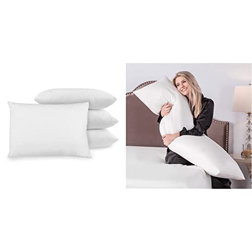 BioPEDIC 38680 4Pack Bed Pillows with Builtin UltraFresh AntiOdor