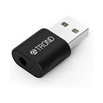 Trond External Usb Audio Adapter Sound Card With One 35mm Aux Trrs Jack For Integrated Audio Out Microphone In Do Not Work For Tv Or Car