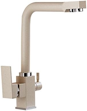 AQMMi Basin Sink Mixer Tap for Lavatory Scrub Oats Cold and Hot Water Bathroom Vanity Sink Faucet