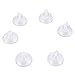 Pawfly 20-Piece Food Grade Aquarium Suction Cups Soft Clips 4 mm Airline Tube Holders/Clamps for Fish Tank, Clear 0.2