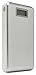 Bastex Slim Line 15600mAh Pocket Sized Dual SMART USB External Battery Charger Power Bank for iPhone 6 Plus 5S 5C 5 4S, iPad, Samsung Galaxy S6 S5 S4, Note 5, HTC, Motorola and More (Silver)