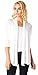 Popana Super-Soft Open Front Drape Cardigan - Made In USA