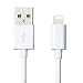 JETech 2-Pack 3.2ft USB Sync and Charging Lightning Cable for iPhone 6/6s/5/5s/5C, iPad 4, iPad Air 1/2, iPad Mini 1/2/3 (2-Pack) - 0456 (White)