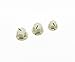 KIAISH Set of 3 Aged White Brass Insert USA Spec 1/4