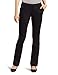 Lee Uniforms Juniors Curvey Straight Leg Pant, Black, 0
