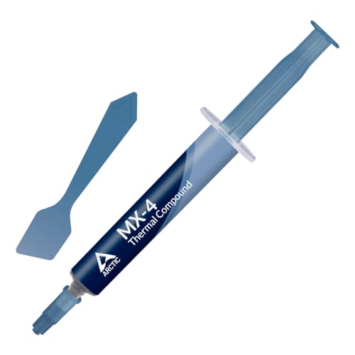 ARCTIC MX-4 (inkl Spachtel, 4 g) - Premium Performance Wärmeleitpaste für alle Prozessoren (CPU, GPU - PC, PS4, XBOX), sehr hohe Wärmeleitfähigkeit, lange Haltbarkeit, sichere Anwendung, nicht leitend