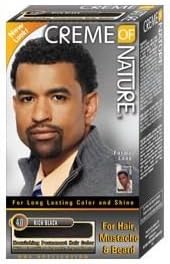 CRÈME OF NATURE MEN HAIR DYE FOR HAIR, MOUSTACHE AND BEARD RICH BLACK