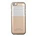 Btopllc Portable Charger case for iPhone6/6s,Cell Phone Battery Charger Case Back Up Power Bank, (Gold-with-White) primary