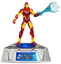 Marvel Universe Exclusive Comic Series Figure With Light Up Base Iron Man