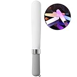 Silicone Glow Light Stick, USB Rechargeable Concert/Party Flashing Light Stick with 7 Multicolor Changing 3 Lighting Modes, Best for Parties Concerts Birthdays Festivals Camping, 1 Pack