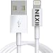 iPhone charger, NEXII Lightning to USB Cable (6ft) for iPhone 7 6s 6 Plus 5s 5c 5, iPad Pro, Air 2, iPad mini 4 3 2, iPod touch 5th / 6th / nano 7th