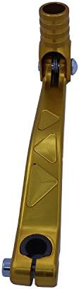 ZJTG AUTOMOTIVE CNC Gold Folding Gear Shift Lever Motorcycle Parts Gearshift For Xmotor Apollo BSE 50 70 90 110CC Pit Bike