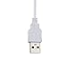 BESSKY Portable Hook Outdoor Camping USB 5W DC 5V 10LED Light Lamp Bulb Cool White（White）