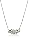 Kendra Scott Bridgete Rhodium Platinum Drusy Pendant Necklace, 16