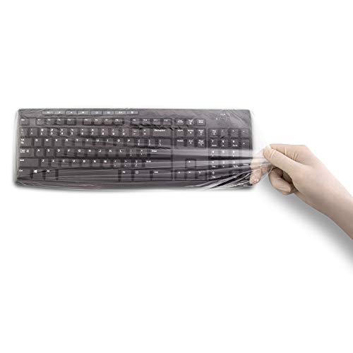 Practicon 7077010 Large QUIKcaps Keyboard Barrier (Pack of 400