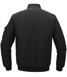 BGOWATU Men's Jacket Windproof Qulited Bomber